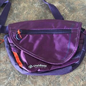 Outdoor Products Flashy Purple and Orange Fanny Pack